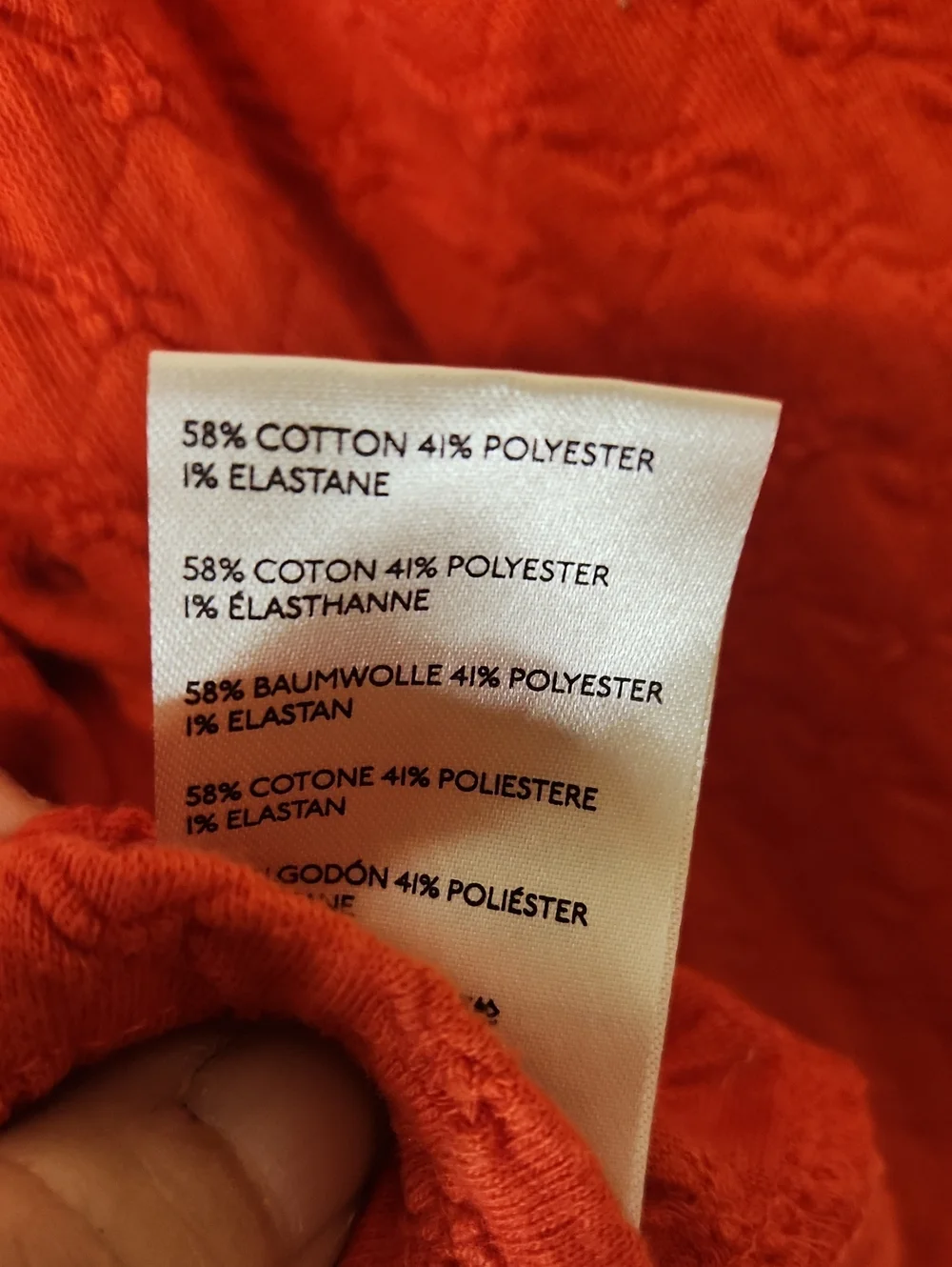 Free People Orange Textured Peasant Crop Top | Long Balloon Sleeves | Large